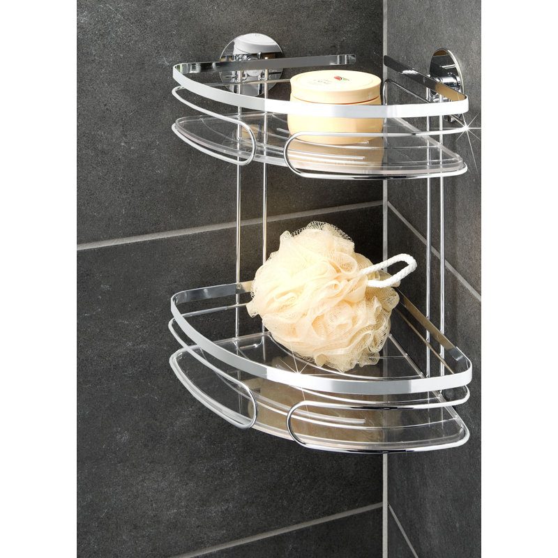 Wenko Turbofix Stainless Steel Shower Shelves & Reviews Wayfair.co.uk